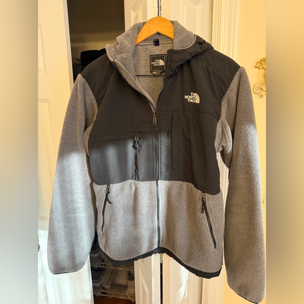 The North Face Black and Gray Zip-Up Jacket